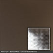 Pattern 144 Diamond Plate tin ceiling tile — Oil-Rubbed Bronze finish