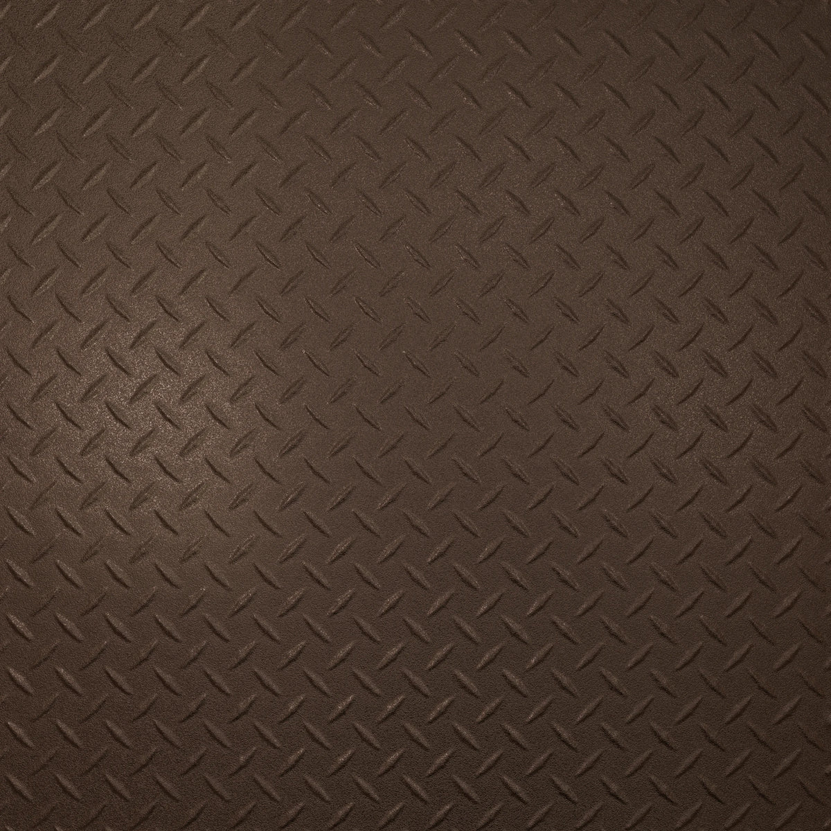 Pattern 144 Diamond Plate tin ceiling tile — Oil-Rubbed Bronze finish
