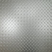 Pattern 144 Diamond Plate tin ceiling tile — Silver finish