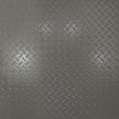 Pattern 144 Diamond Plate tin ceiling tile — Steel Vein finish
