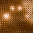 Pattern 144 Diamond Plate tin ceiling tile — Transparent Copper finish