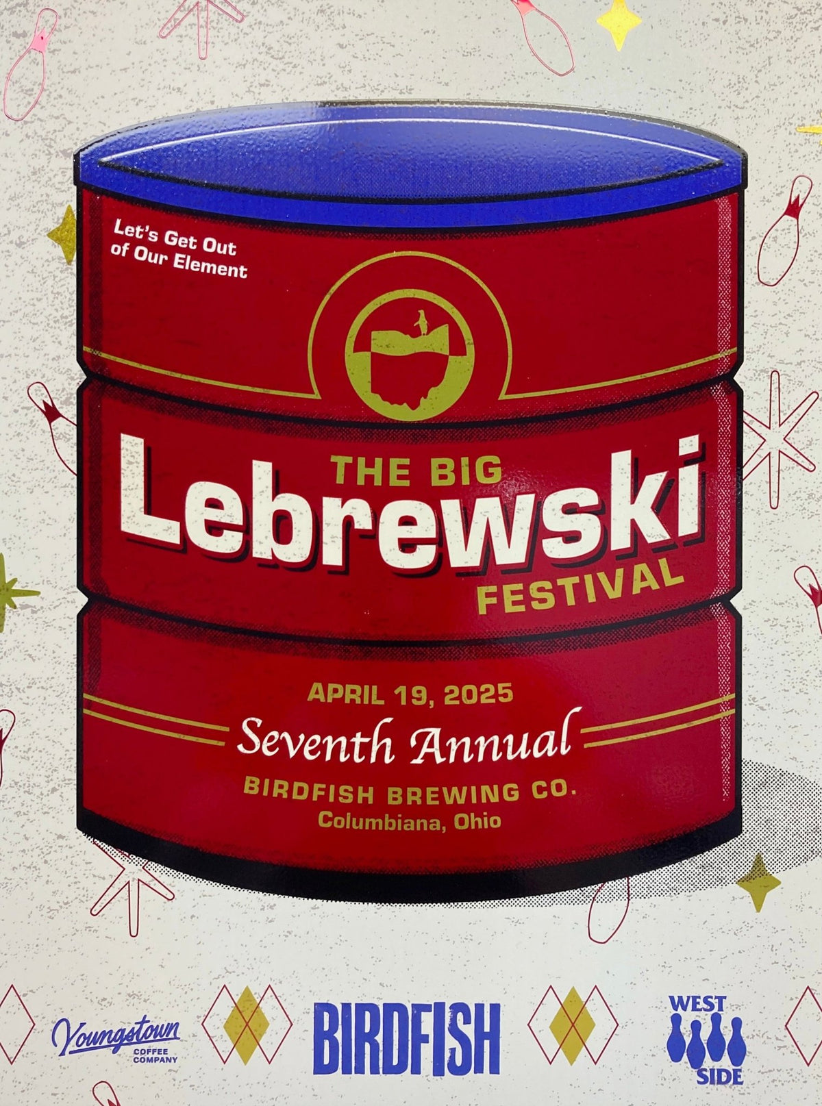 Big LeBREWski Festival 2025 | Birdfish Brewing - Metal Ceiling Express