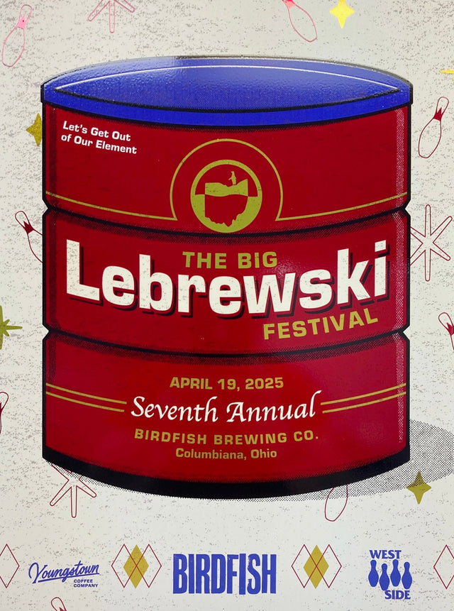 Big LeBREWski Festival 2025 | Birdfish Brewing - Metal Ceiling Express
