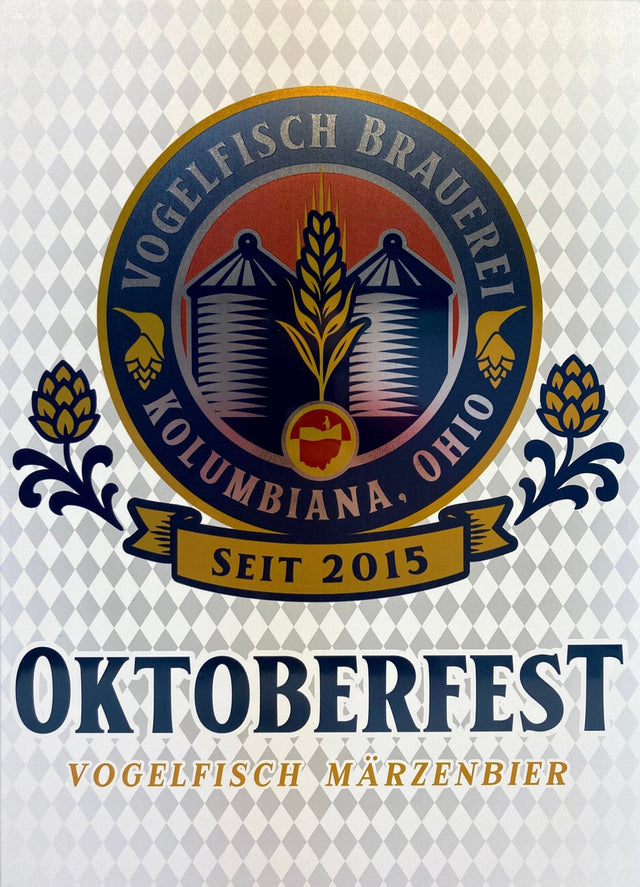Vogelfisch Märzenbier Oktoberfest | Birdfish Brewing - Metal Ceiling Express
