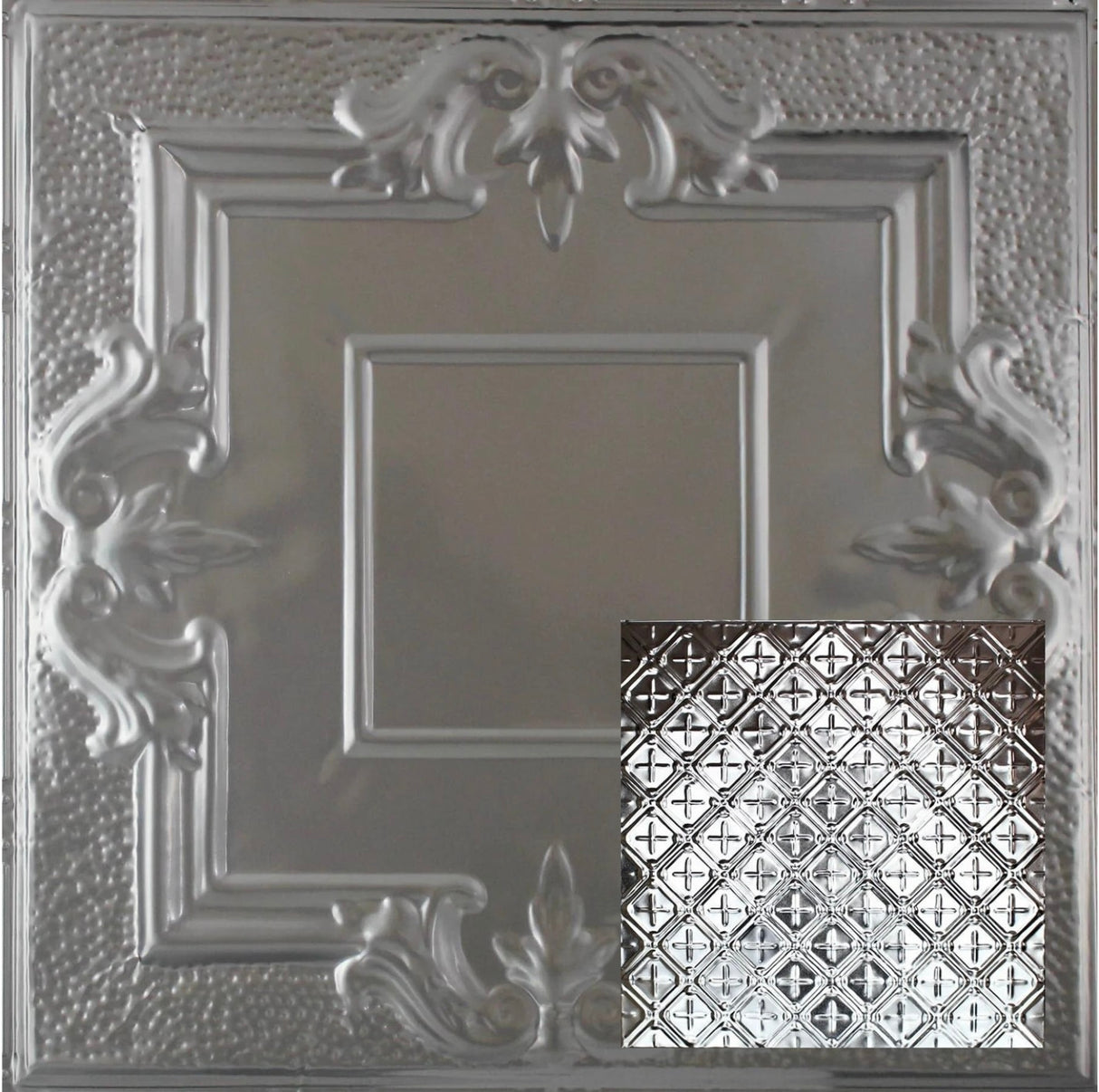 Tin Ceiling Tiles | Pattern 143 | Cross Hatch Filler