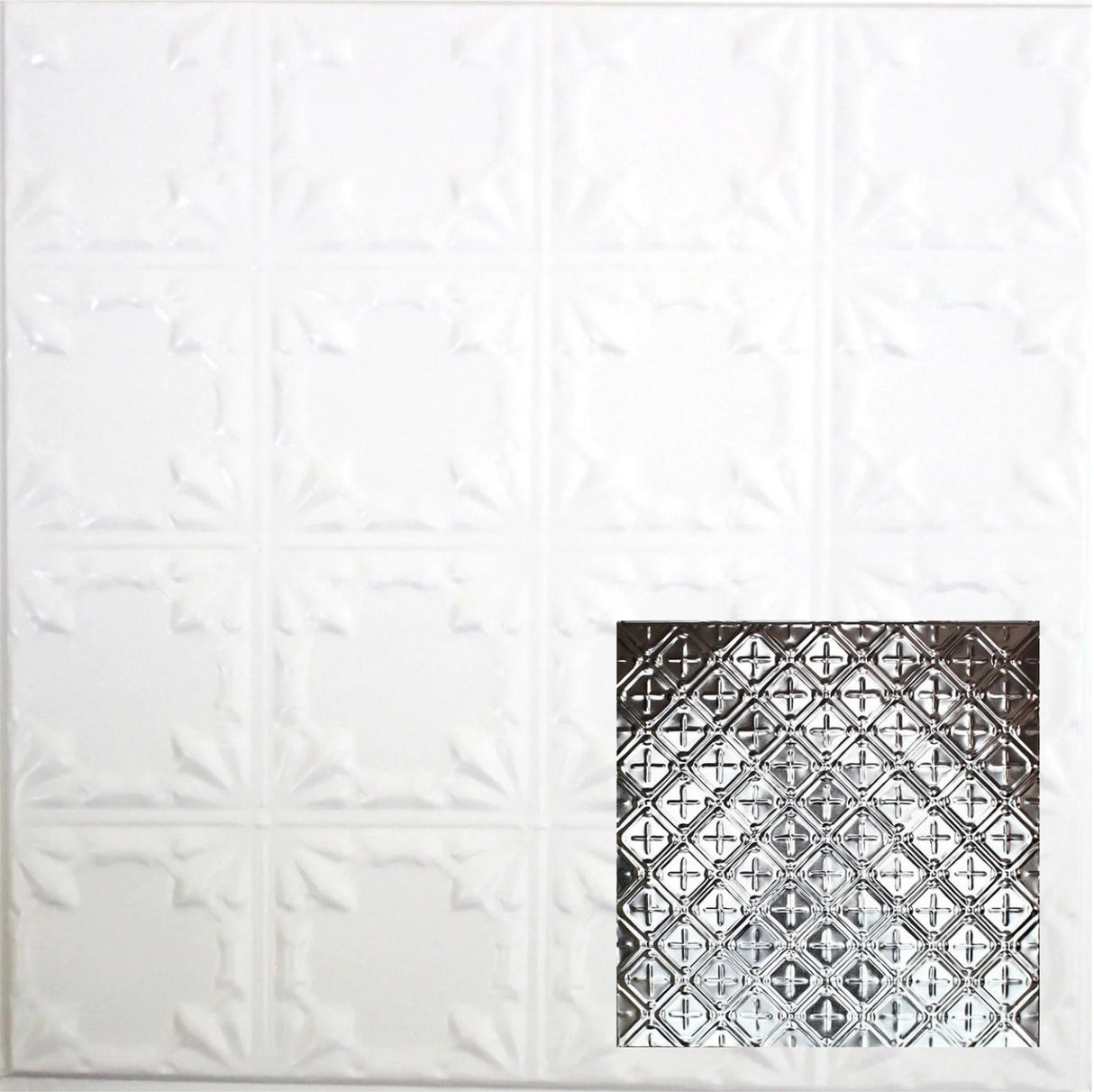 Tin Ceiling Tiles | Pattern 143 | Cross Hatch Filler