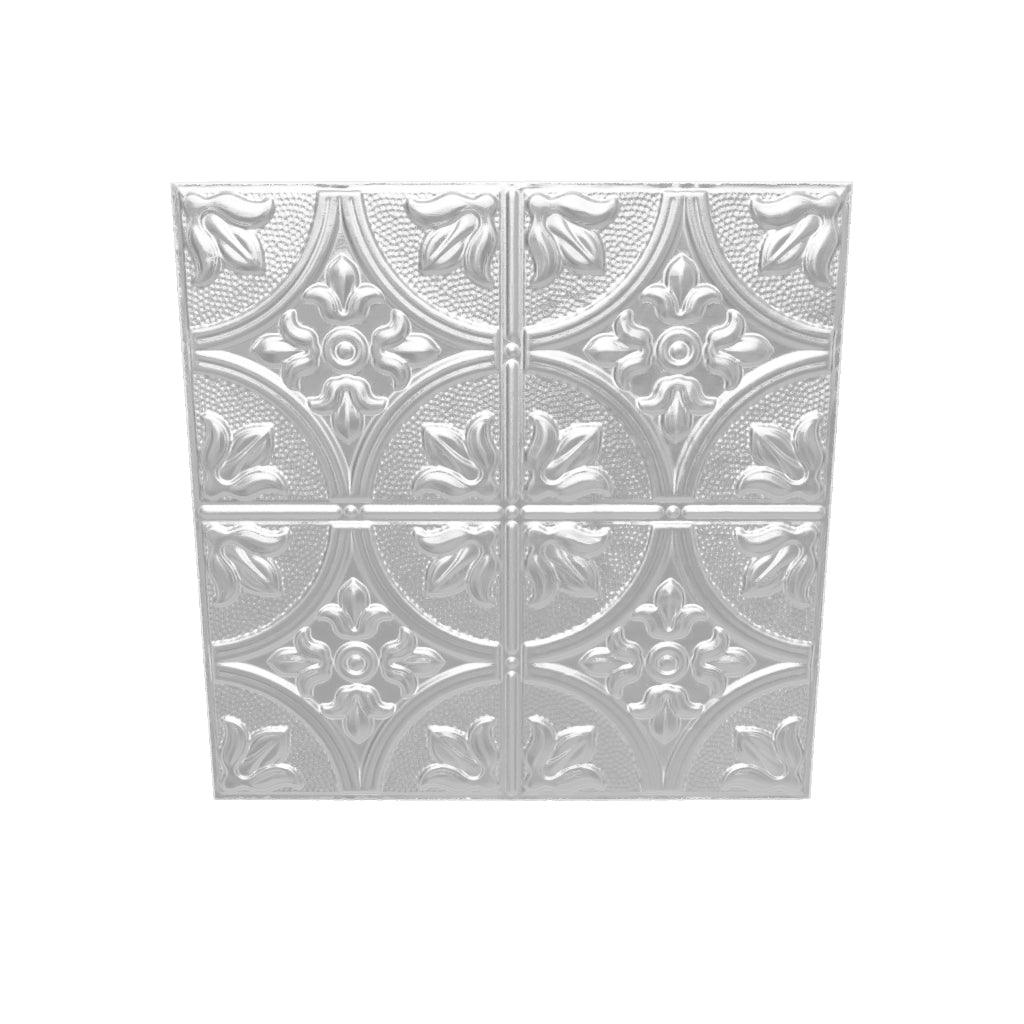 Tin Ceiling Tiles | Pattern 102 | Fleur-De-Lis 12in.