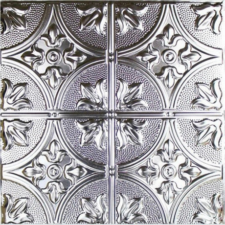 Metal Ceiling Tiles | Pattern 102 | FleurDeLis 12in - Metal Ceiling Express