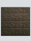Metal Ceiling Tiles | Pattern 103 | FleurDeLis 6in - Oil-Rubbed Bronze - Metal Ceiling Express