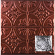 Metal Ceiling Tiles | Pattern 104 | Elegant Clover - Antique Bronze - Metal Ceiling Express