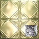 Metal Ceiling Tiles | Pattern 104 | Elegant Clover - Antique Clear - Metal Ceiling Express