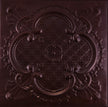 Metal Ceiling Tiles | Pattern 104 | Elegant Clover - Maple Bronze - Metal Ceiling Express