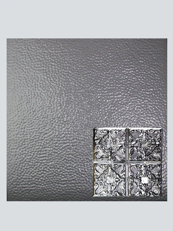 Metal Ceiling Tiles | Pattern 105 | Vintage Gothic - Steel Vein - Metal Ceiling Express