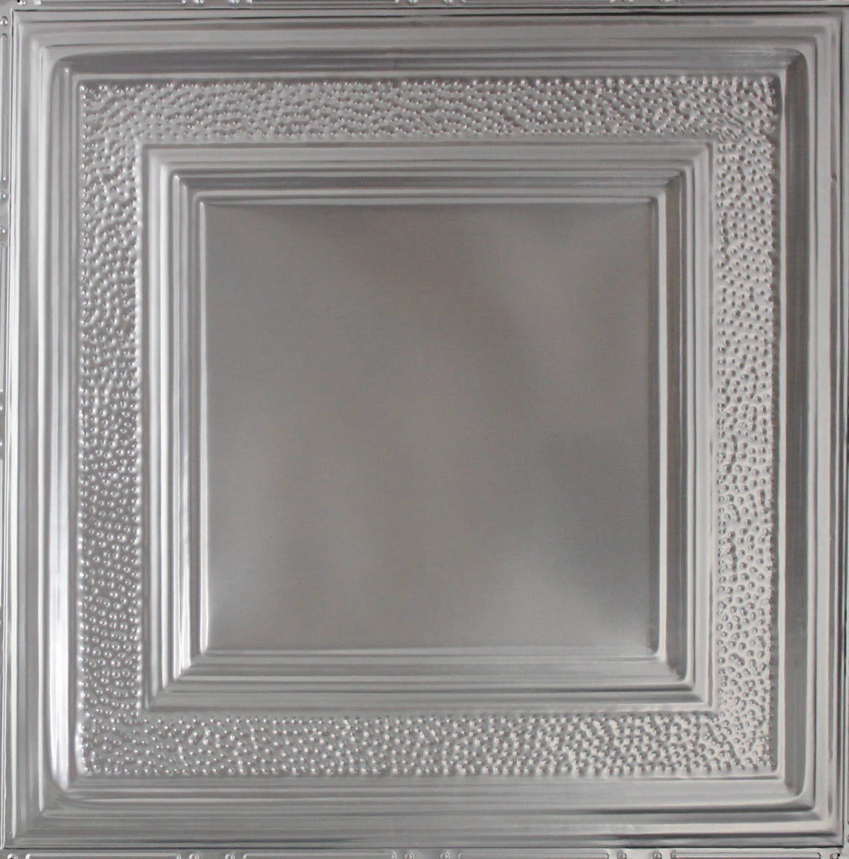 Metal Ceiling Tiles | Pattern 106 | Eccentric Mirror - Gun Metal Grey -Metal Ceiling Express