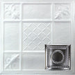 Metal Ceiling Tiles | Pattern 107 | Circular Heritage - Arctic Shimmer - Metal Ceiling Express