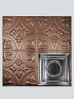 Metal Ceiling Tiles | Pattern 107 | Circular Heritage - Penny Vein - Metal Ceiling Express