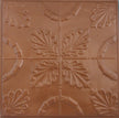 Metal Ceiling Tiles | Pattern 108 | Oak Leaf - Classic Copper - Metal Ceiling Express