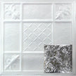 Metal Ceiling Tiles | Pattern 109 | Gothic Medallion - Arctic Shimmer - Metal Ceiling Express