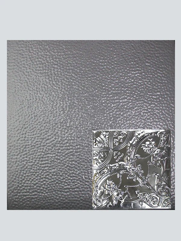 Metal Ceiling Tiles | Pattern 109 | Gothic Medallion - Steel Vein - Metal Ceiling Express