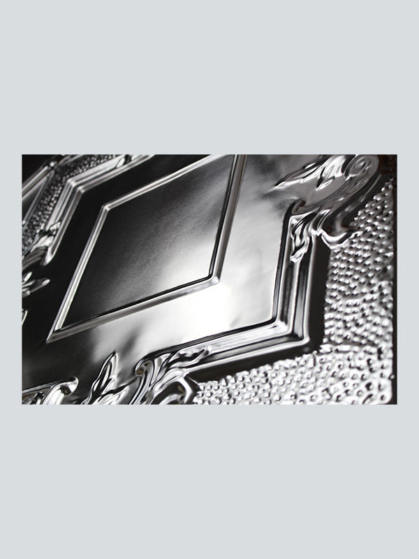 Metal Ceiling Tiles | Pattern 110 VictorianMirror | Color: Clear Coat | Size: 24" x 24" - Wall & Ceiling Tiles - Metal Ceiling Express
