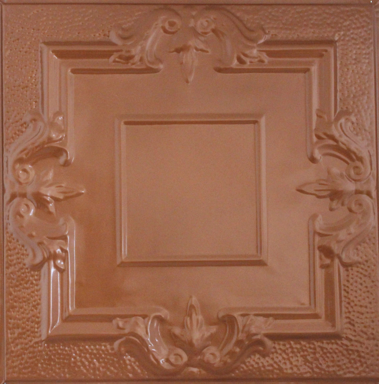 Metal Ceiling Tiles | Pattern 110 | Victorian Mirror - Classic Copper - Metal Ceiling Express