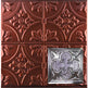 Metal Ceiling Tiles | Pattern 112 | Lucky Clover - Antique Bronze - Metal Ceiling Express