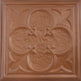 Metal Ceiling Tiles | Pattern 112 | Lucky Clover - Classic Copper - Metal Ceiling Express