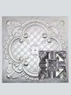 Metal Ceiling Tiles | Pattern 113 | Penned Craftsman - Silver - Metal Ceiling Express