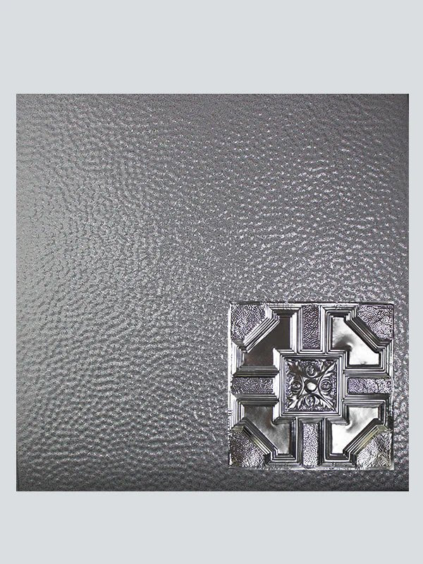 Metal Ceiling Tiles | Pattern 113 | Penned Craftsman - Steel Vein - Metal Ceiling Express