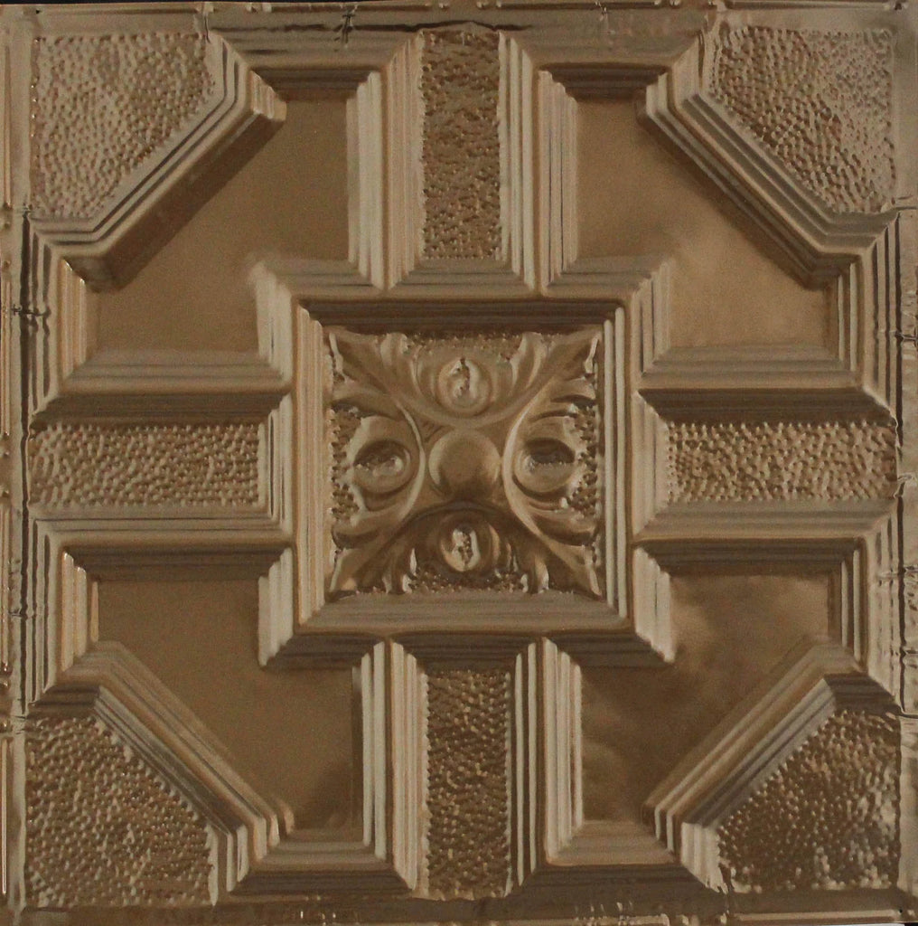 Metal Ceiling Tiles | Pattern 113 | Penned Craftsman - U.S. Bronze - Metal Ceiling Express