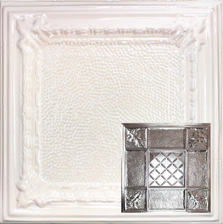 Metal Ceiling Tiles | Pattern 114 | Mediterranean Pebble - Almond - Metal Ceiling Express