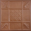 Metal Ceiling Tiles | Pattern 114 | Mediterranean Pebble - Classic Copper - Metal Ceiling Express
