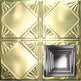 Metal Ceiling Tiles | Pattern 115 | Framed Gallery - Antique Clear - Metal Ceiling Express