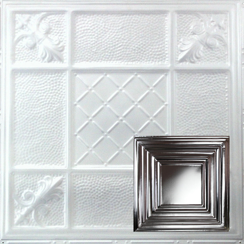 Metal Ceiling Tiles | Pattern 115 | Framed Gallery - Metal Ceiling Express