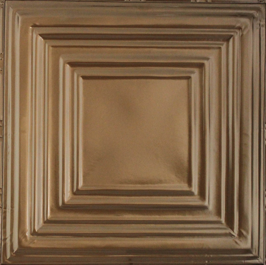 Metal Ceiling Tiles | Pattern 115 | Framed Gallery - U.S. Bronze - Metal Ceiling Express