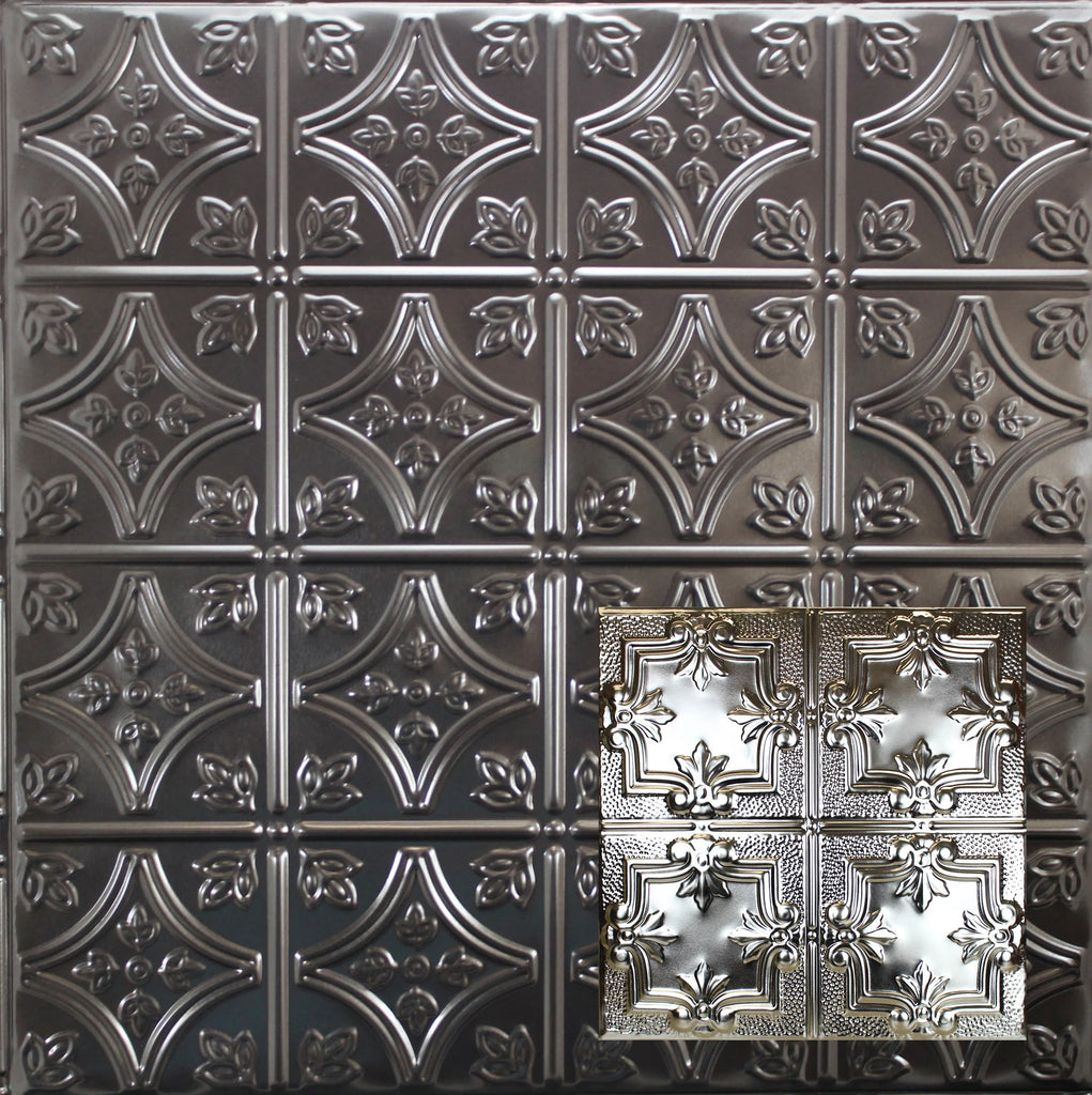 Metal Ceiling Tiles | Pattern 116 | Traditional Period - Candy Haze Black - Metal Ceiling Express