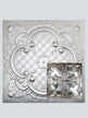 Metal Ceiling Tiles | Pattern 116 | Traditional Period - Silver - Metal Ceiling Express