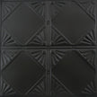 Metal Ceiling Tiles | Pattern 118 | Classic Four Diamond - Matte Black - Metal Ceiling Express