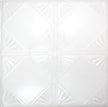 Metal Ceiling Tiles | Pattern 118 | Classic Four Diamond - Matte White - Metal Ceiling Express