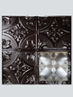 Metal Ceiling Tiles | Pattern 118 | Classic Four Diamond - Mirror Black - Metal Ceiling Express