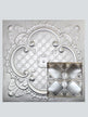 Metal Ceiling Tiles | Pattern 118 | Classic Four Diamond - Silver - Metal Ceiling Express