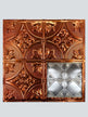 Metal Ceiling Tiles | Pattern 118 | Classic Four Diamond - Transparent Copper - Metal Ceiling Express