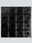 Metal Ceiling Tiles | Pattern 119 | Classic Mini Diamond - Mirror Black - Metal Ceiling Express
