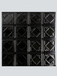 Metal Ceiling Tiles | Pattern 119 | Classic Mini Diamond - Mirror Black - Metal Ceiling Express