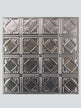 Metal Ceiling Tiles | Pattern 119 | Classic Mini Diamond - Smoke - Metal Ceiling Express