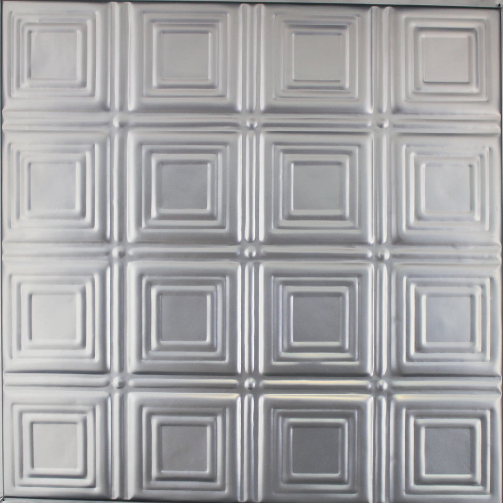 Metal Ceiling Tiles | Pattern 120 | Sixteen Mini Squares - Aluminum - Metal Ceiling Express