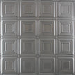 Metal Ceiling Tiles | Pattern 120 | Sixteen Mini Squares - Gun Metal Grey - Metal Ceiling Express