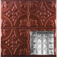 Metal Ceiling Tiles | Pattern 121 | African Barbary - Antique Bronze - Metal Ceiling Express