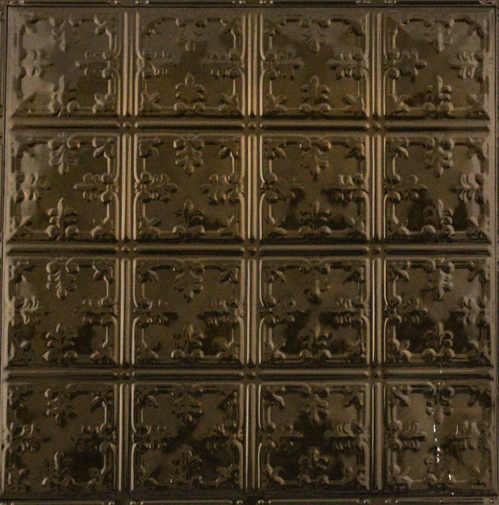 Metal Ceiling Tiles | Pattern 121 | African Barbary - Bronze Burst - Metal Ceiling Express
