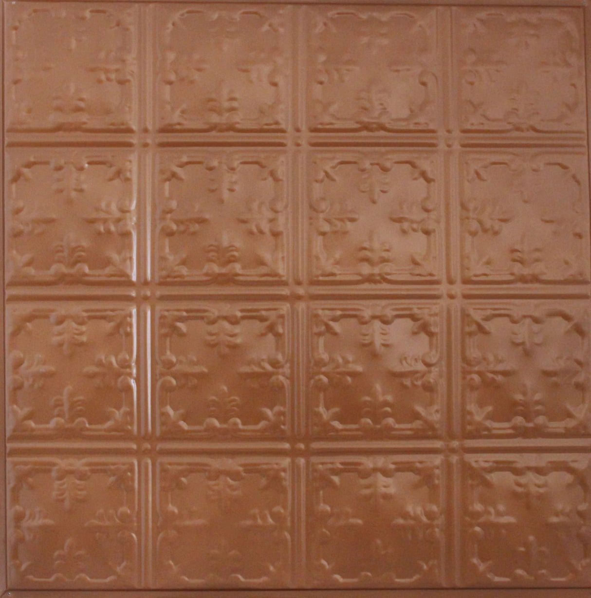 Metal Ceiling Tiles | Pattern 121 | African Barbary - Classic Copper - Metal Ceiling Express